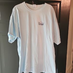 Clemson Comfort Colors Light Blue Womens Tee Shirt